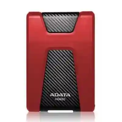 Hard Disk Portabil A-Data DashDrive Durable HD650 2TB, 2.5inch, USB3.1, Red