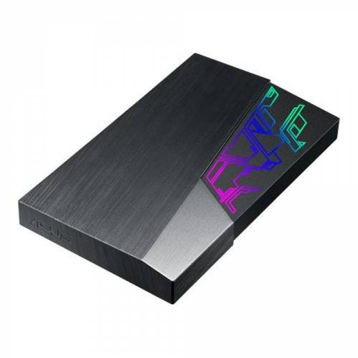 Hard Disk portabil Asus FX Aura Sync RGB, 1TB, USB 3.1, 2.5inch