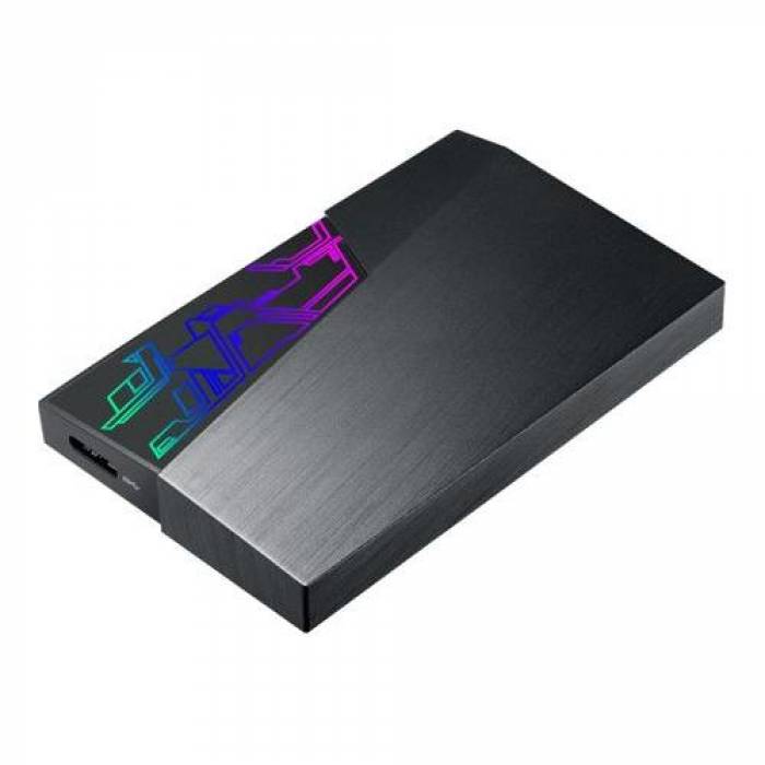 Hard Disk portabil Asus FX Aura Sync RGB, 1TB, USB 3.1, 2.5inch