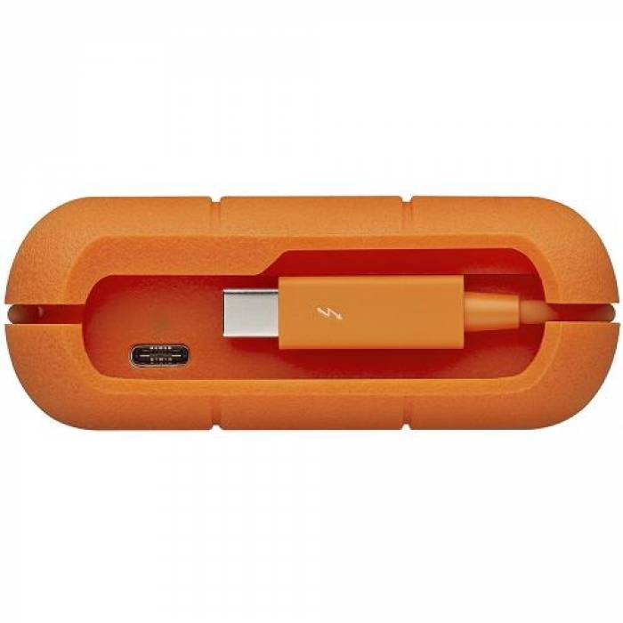 Hard Disk portabil LaCie by Seagate Rugged 4TB, USB 3.1 tip C, Thunderbolt, 2.5inch