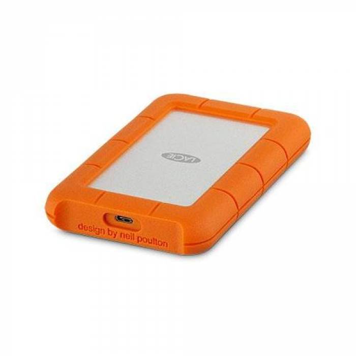 Hard Disk portabil LaCie by Seagate Rugged 4TB, USB3.1 tip C, FireWire 800, 2.5inch