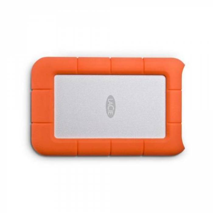 Hard Disk Portabil LaCie by Seagate Rugged Mini 1TB, orange, 2.5inch