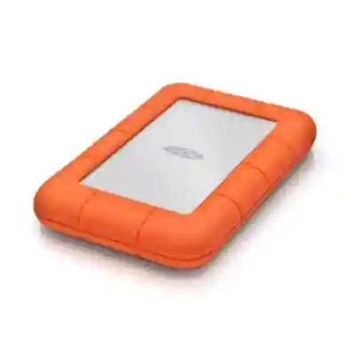 Hard Disk Portabil LaCie by Seagate Rugged Mini 2TB, orange, 2.5inch