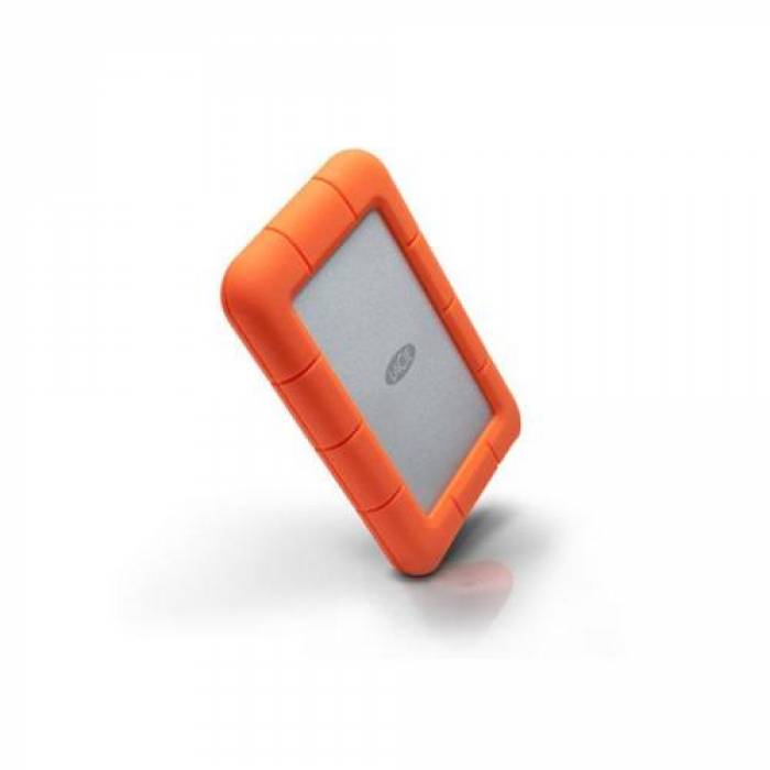 Hard Disk Portabil LaCie by Seagate Rugged Mini 2TB, orange, 2.5inch