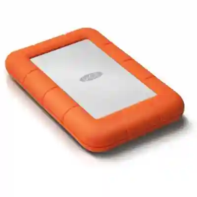 Hard Disk Portabil LaCie by Seagate Rugged Mini 4TB, orange, 2.5inch