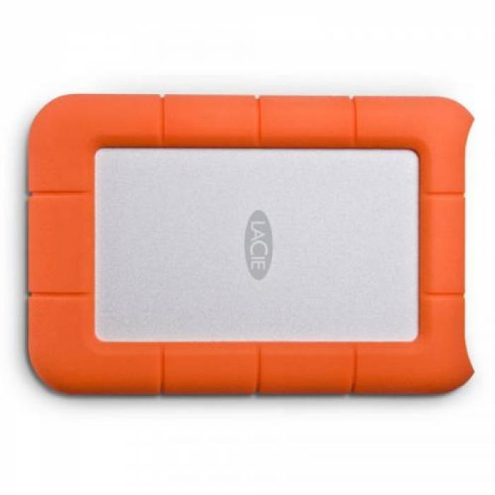 Hard Disk Portabil LaCie by Seagate Rugged Mini 4TB, orange, 2.5inch