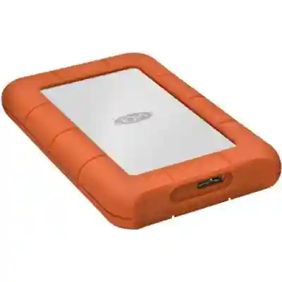 Hard Disk Portabil LaCie by Seagate Rugged Mini 5TB, USB 3.0, Orange