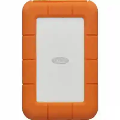 Hard Disk portabil LaCie by Seagate Rugged Secure, 2TB, USB-C, Orange
