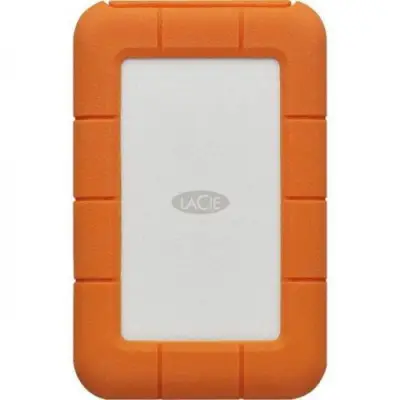 Hard Disk portabil LaCie by Seagate Rugged Secure, 2TB, USB-C, Orange