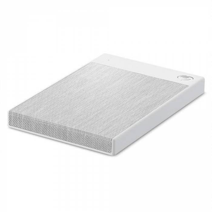 Hard Disk Portabil Seagate Backup Plus Touch, 2TB, USB 3.0, 2.5inch, White