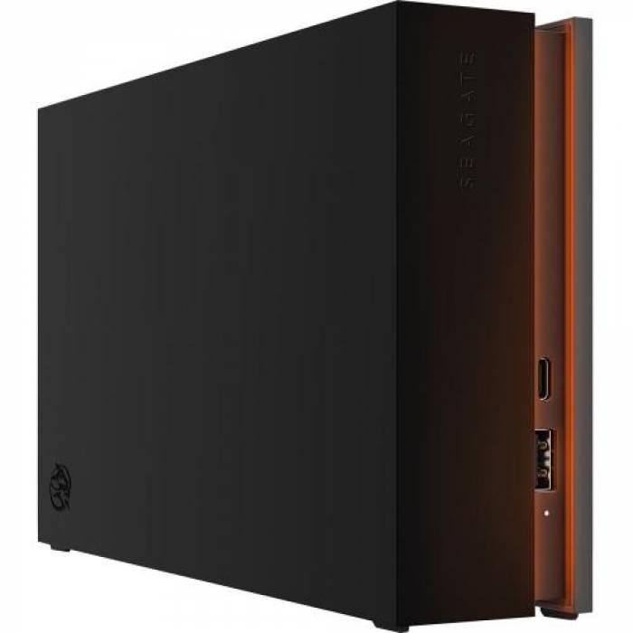 Hard Disk Portabil Seagate FireCuda Gaming Hub, 8TB, USB 3.0, Black