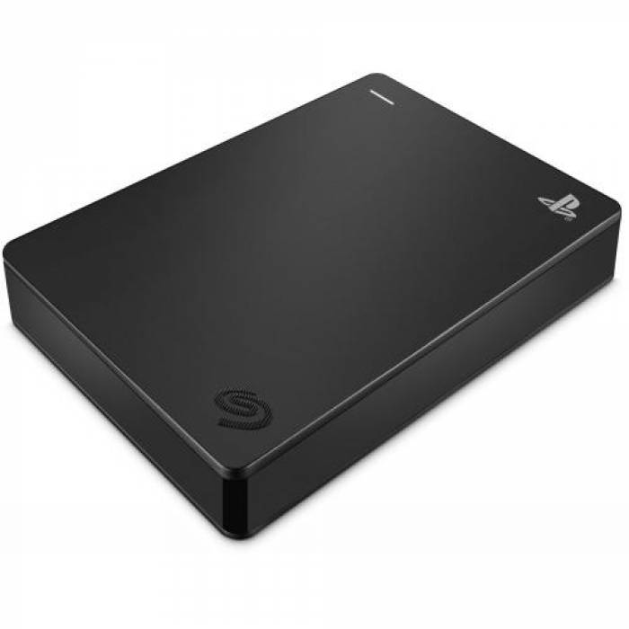 Hard Disk portabil Seagate Game Drive for Playstation, 4TB, USB 3.0, Black