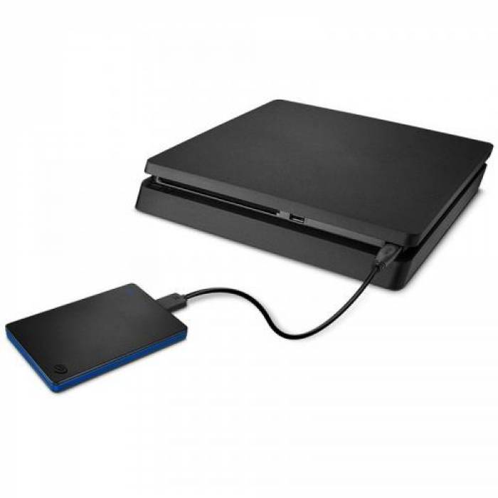Hard disk portabil Seagate Game Drive pentru PS4, 4TB, USB 3.0, 2.5inch 