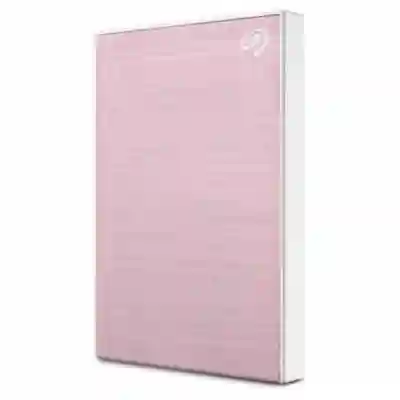 Hard Disk portabil Seagate One Touch 2TB, USB 3.0, 2.5inch, Rose-Gold