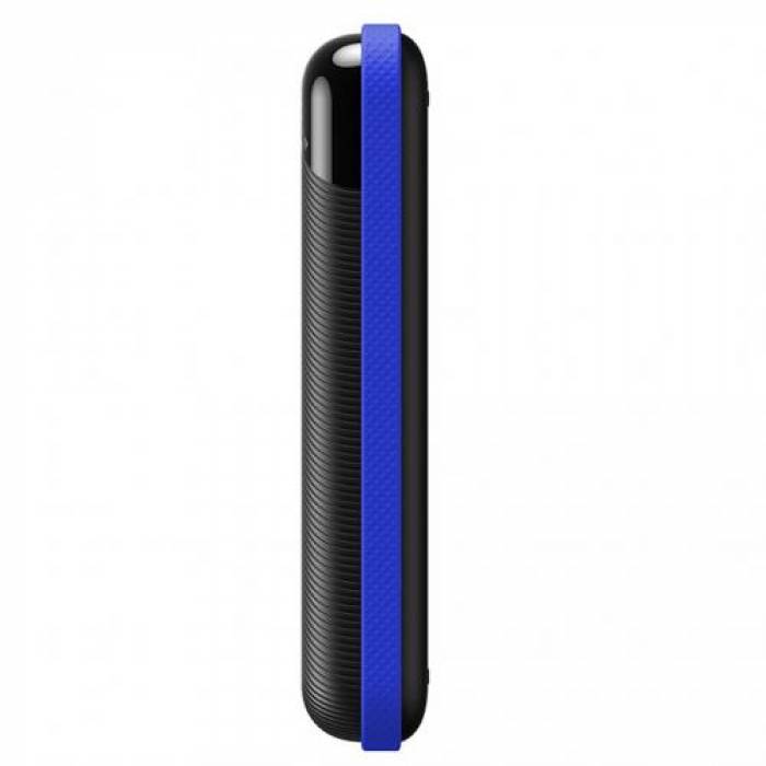Hard Disk Portabil Silicon Power A62S 1TB, USB 3.0, 2.5inch, Black-Blue