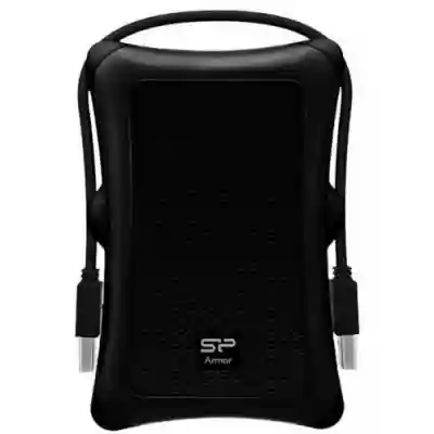 Hard Disk portabil Silicon Power Armor A30, 1TB, USB 3.2, 2.5inch, Black