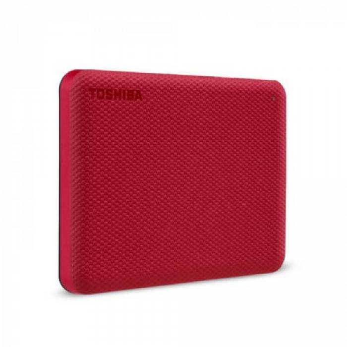 Hard Disk portabil Toshiba Canvio Advance 1TB, USB 3.0, 2.5inch, Red