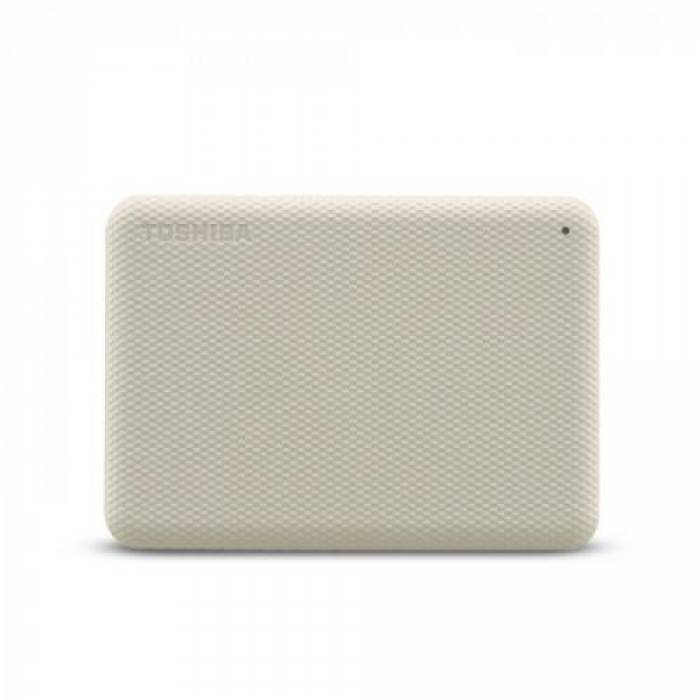 Hard Disk portabil Toshiba Canvio Advance 2TB, USB 3.0, 2.5inch, White