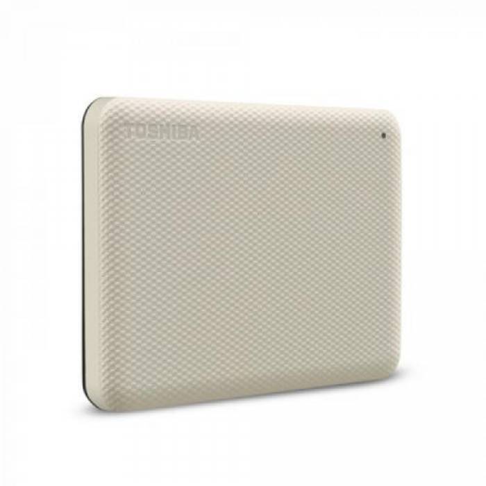 Hard Disk portabil Toshiba Canvio Advance 2TB, USB 3.0, 2.5inch, White