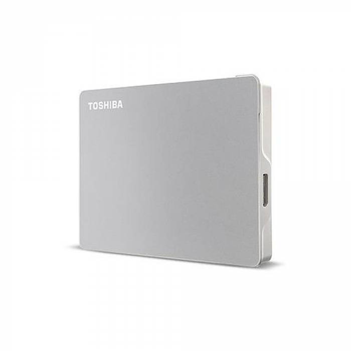 Hard Disk portabil Toshiba Canvio Flex, 2TB, Silver