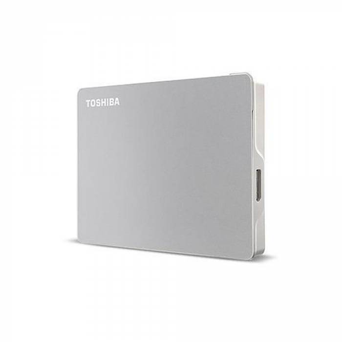 Hard Disk portabil Toshiba Canvio Flex, 4TB, Silver