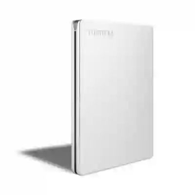 Hard Disk portabil Toshiba Canvio Slim 2TB, micro USB-B, 2.5inch, Silver