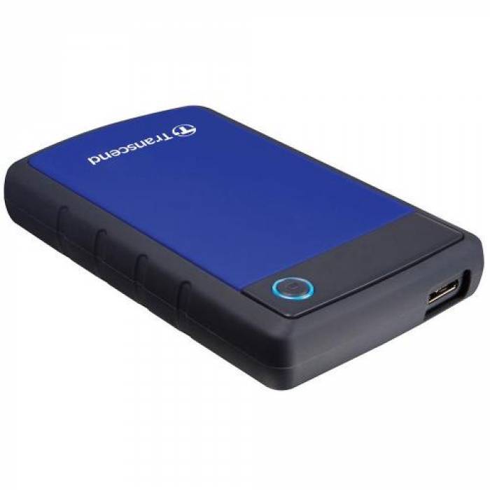 Hard Disk portabil Transcend StoreJet 25H3B 4TB, USB3.1, 2.5inch, Navy Blue