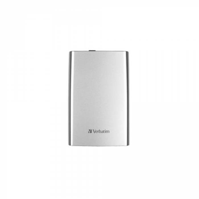 Hard Disk portabil Verbatim Store & Go 2TB, USB 3.0, 2.5inch, Silver