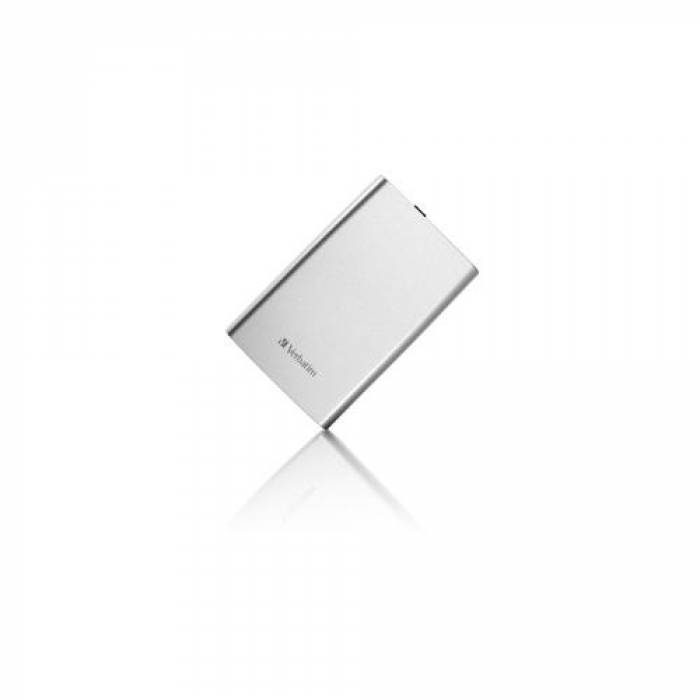 Hard Disk portabil Verbatim Store & Go 2TB, USB 3.0, 2.5inch, Silver