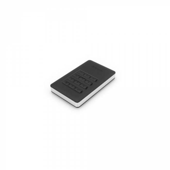 Hard Disk portabil Verbatim Store & Go G1 2TB, USB 3.1, 2.5inch, Black