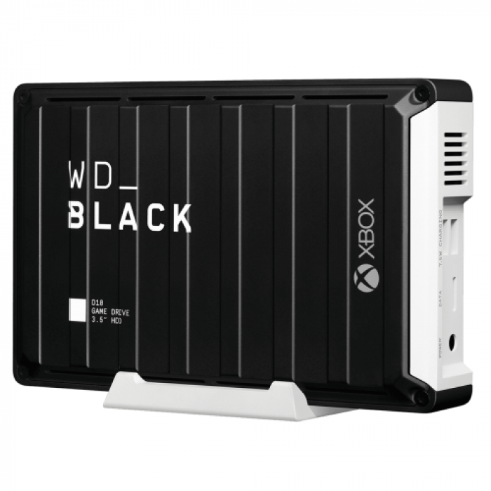 Hard Disk Portabil Western Digital Black D10 Game Drive for Xbox One, 12TB, USB 3.0, 3.5inch, Black