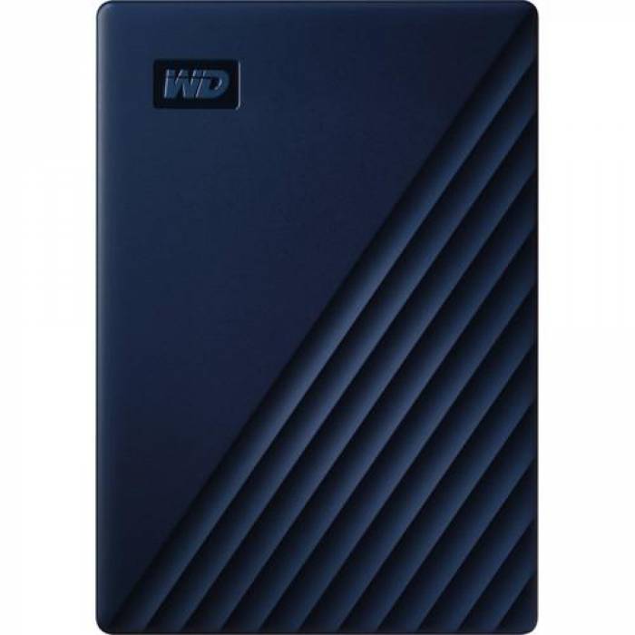 Hard disk Portabil Western Digital My Passport 2TB, USB 3.1, Midnight Blue, 2.5inch - compatibil Mac