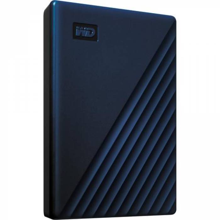 Hard disk Portabil Western Digital My Passport 2TB, USB 3.1, Midnight Blue, 2.5inch - compatibil Mac