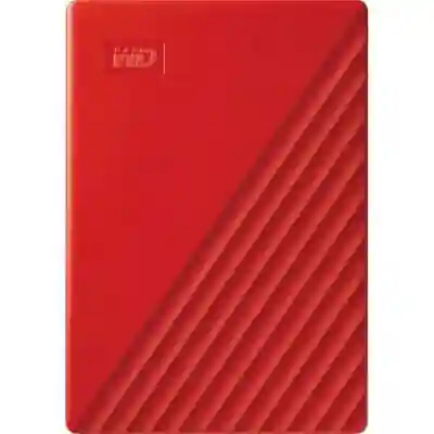 Hard Disk Portabil Western Digital My Passport, 2TB, USB 3.2 gen 1, 2.5inch, Red