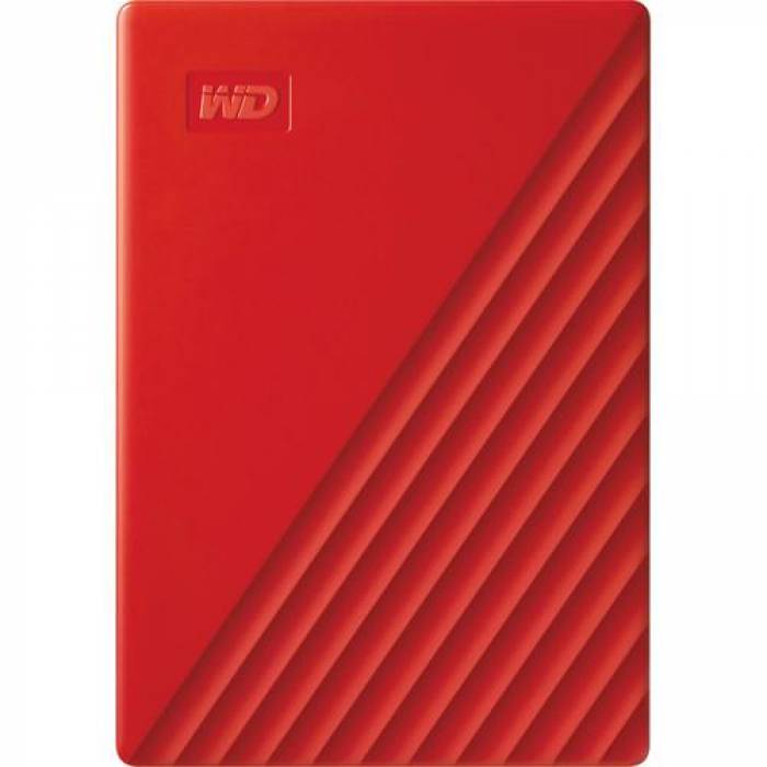 Hard Disk Portabil Western Digital My Passport, 2TB, USB 3.2 gen 1, 2.5inch, Red