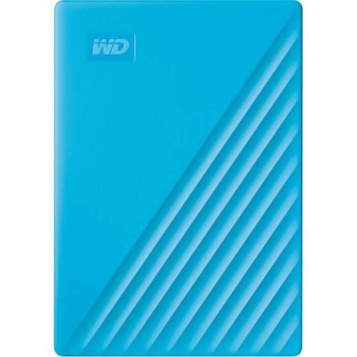 Hard Disk Portabil Western Digital My Passport, 4TB, USB 3.2, 2.5inch, Blue