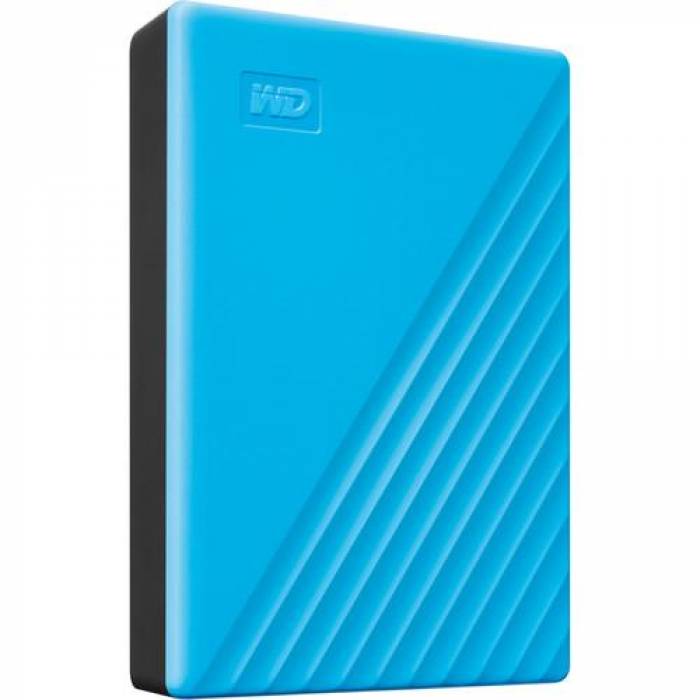 Hard Disk Portabil Western Digital My Passport, 4TB, USB 3.2, 2.5inch, Blue