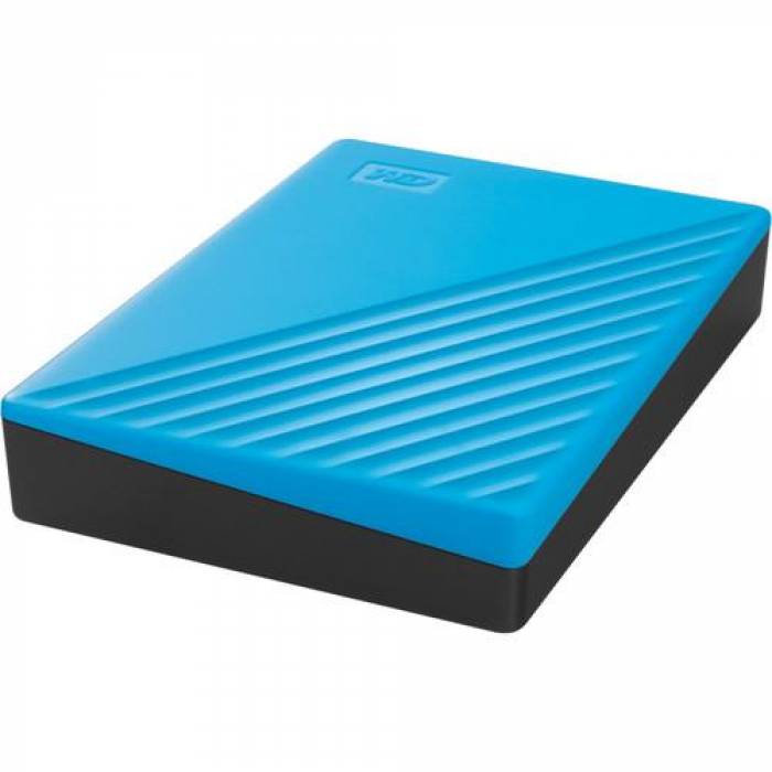 Hard Disk Portabil Western Digital My Passport, 4TB, USB 3.2, 2.5inch, Blue