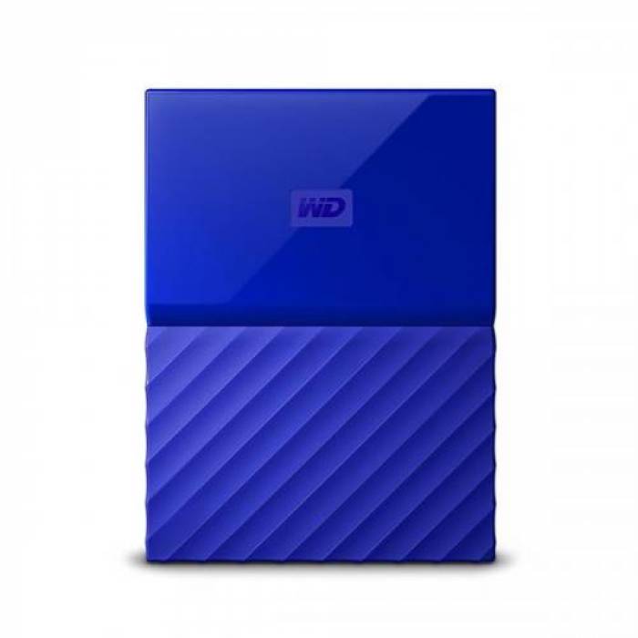 Hard Disk Portabil Western Digital My Passport Blue 2TB, USB 3.1, 2.5inch