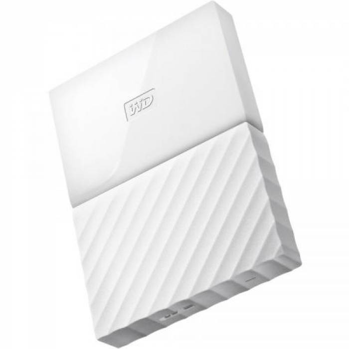 Hard Disk portabil Western Digital My Passport New, 1TB, USB 3.0, White