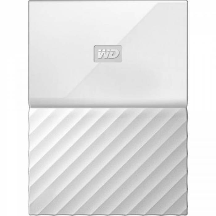 Hard Disk portabil Western Digital My Passport New, 1TB, USB 3.0, White