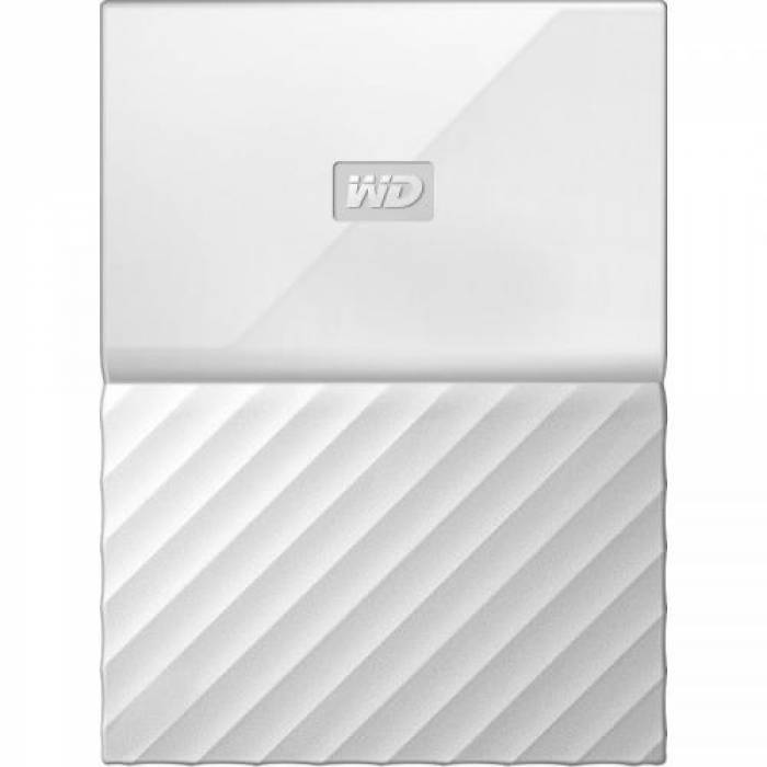 Hard disk portabil Western Digital My Passport New 1TB, White, 2.5inch