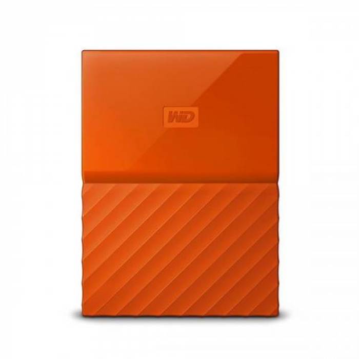 Hard Disk Portabil Western Digital My Passport Orange 2TB, USB 3.1, 2.5inch