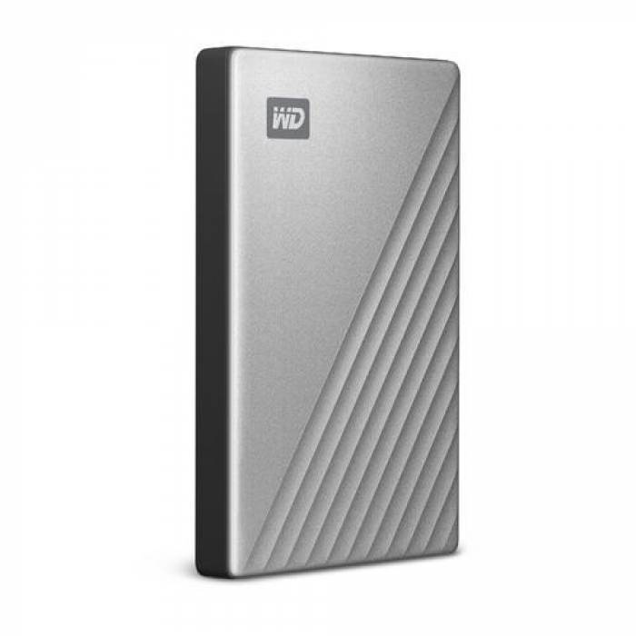 Hard Disk portabil Western Digital My Passport Ultra 1TB, USB3.1, 2.5inch, Silver