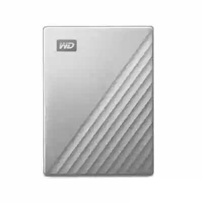 Hard Disk portabil Western Digital My Passport Ultra for Mac 4TB, USB3.1, 2.5inch, Silver