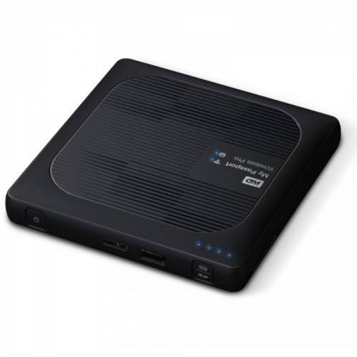 Hard disk Portabil Western Digital My Passport Wireless Pro 2TB, Black, 2.5inch