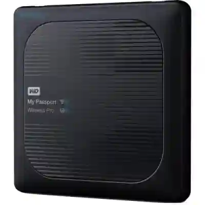 Hard disk Portabil Western Digital My Passport Wireless Pro 3TB, Black, 2.5inch