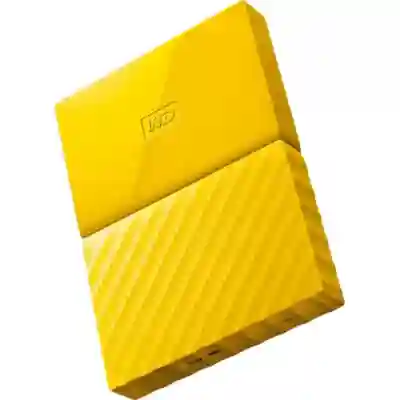 Hard Disk Portabil Western Digital My Passport Yellow 2TB, USB 3.1, 2.5inch