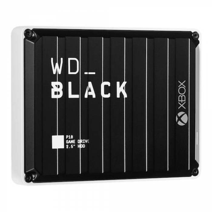 Hard Disk portabil Western Digital P10, 5TB, Black