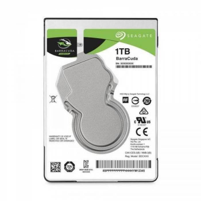 Hard Disk Seagate BarraCuda 1TB, SATA3, 128MB, 2.5inch